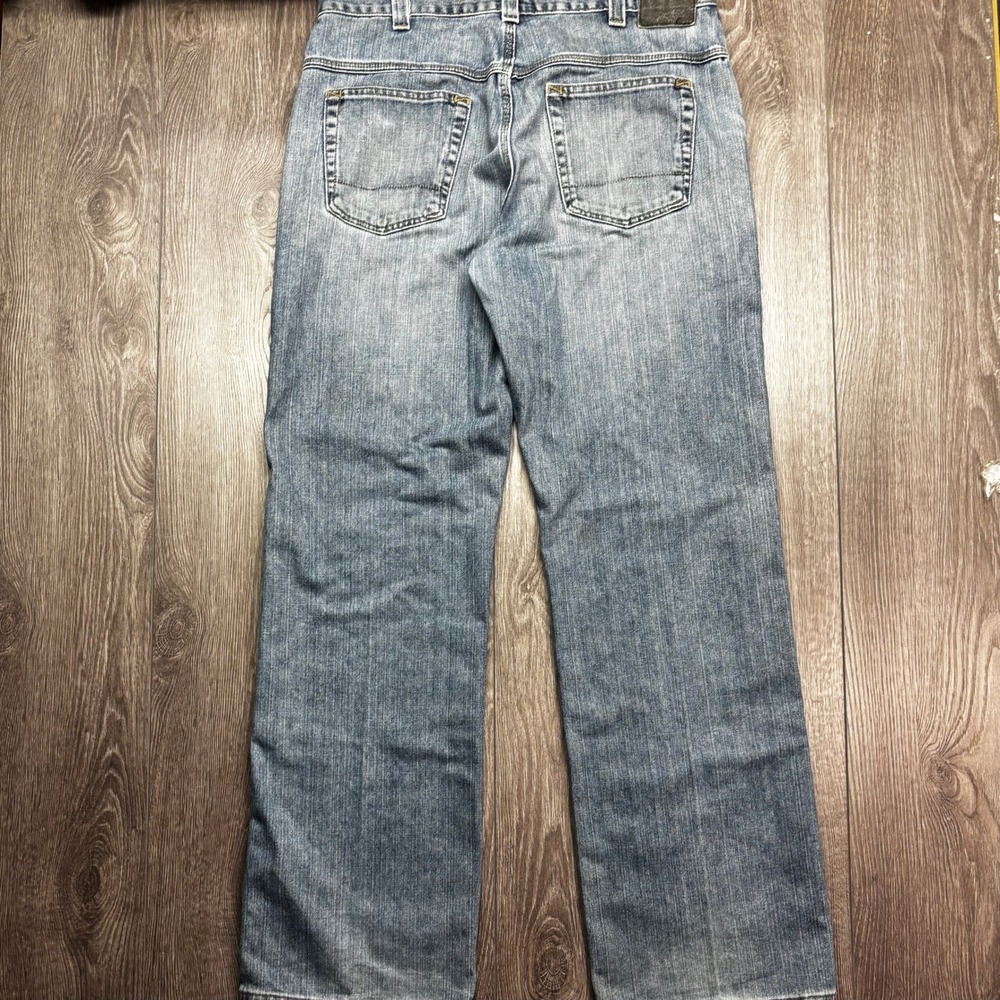 Vtg Lee Dungarees Buddy Lee Tested Mens 36x33 Blue Straight Leg Denim Jeans